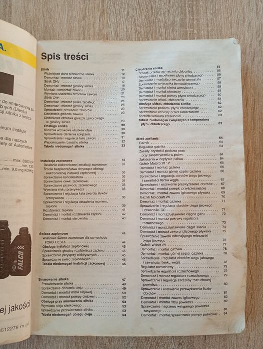 Ford Fiesta – Sam naprawiam – instrukcja naprawy (używana) (50)