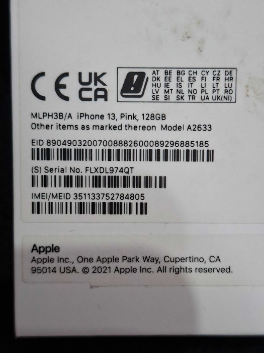 Apple iPhone 13 128GB Media Expert KOMPLET Pink różowy