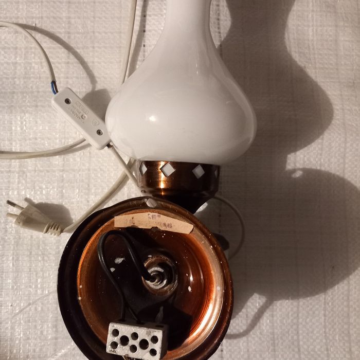 Stara lampa kinkiet PRL
