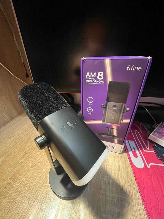Динамічний мікрофон Fifine AM8 USB-C/XLR