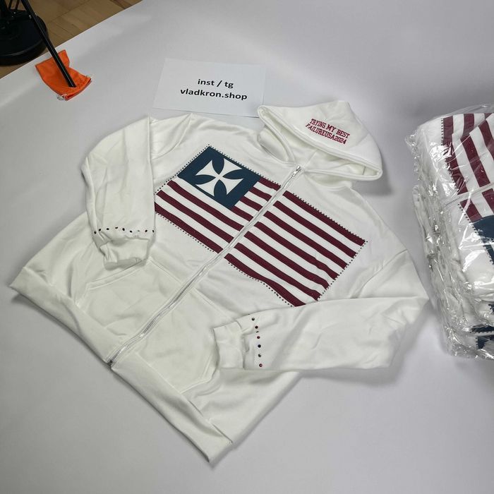 Zip-Hoodie USA balenciaga, numbernine, LGB, LGB, archive, opium