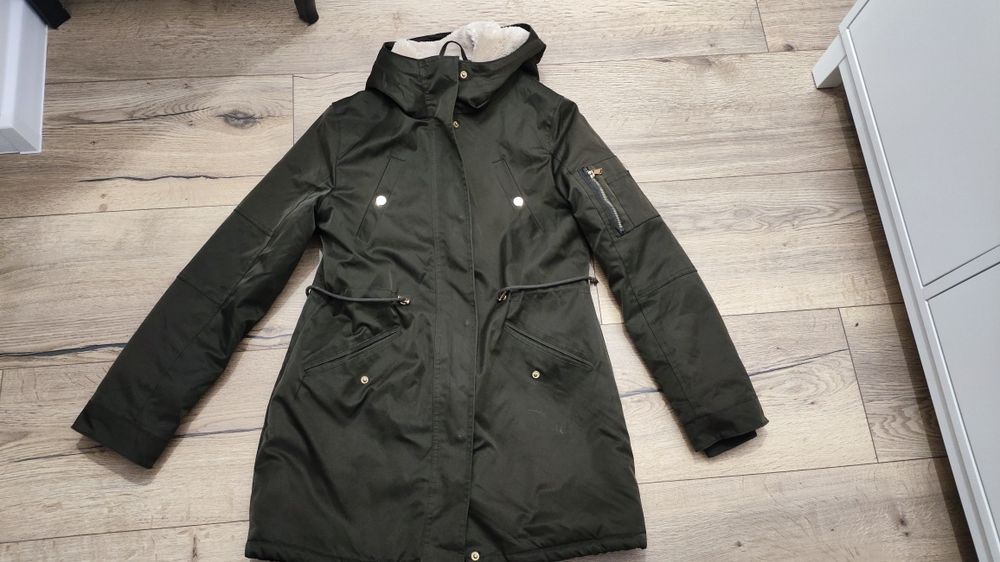 Kurtka parka ocieplana M