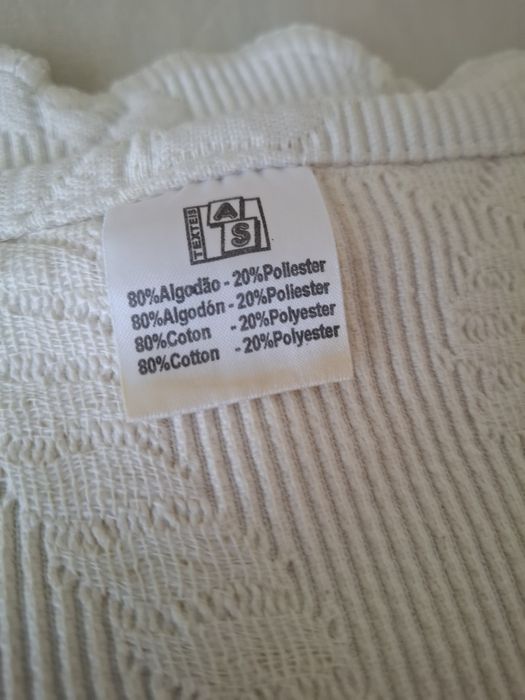 2 Colchas de cama individual em algodão