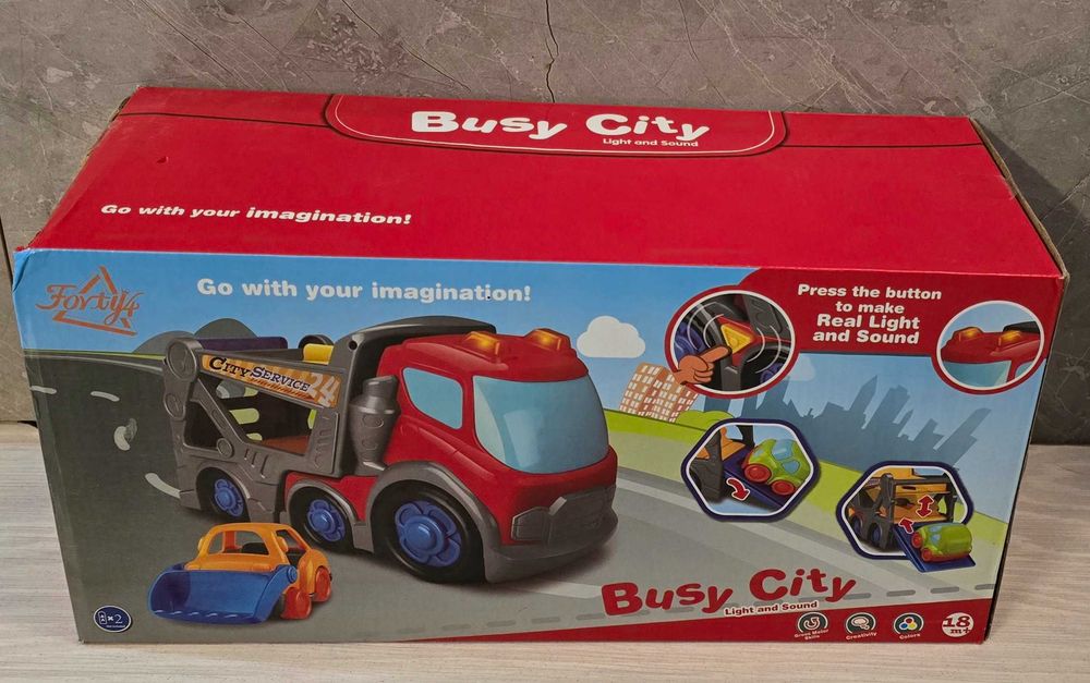 Busy City Laweta Kiddy Auto z efektami