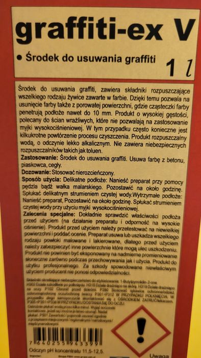 Graffiti-ex V 1 L (2 opakowania)