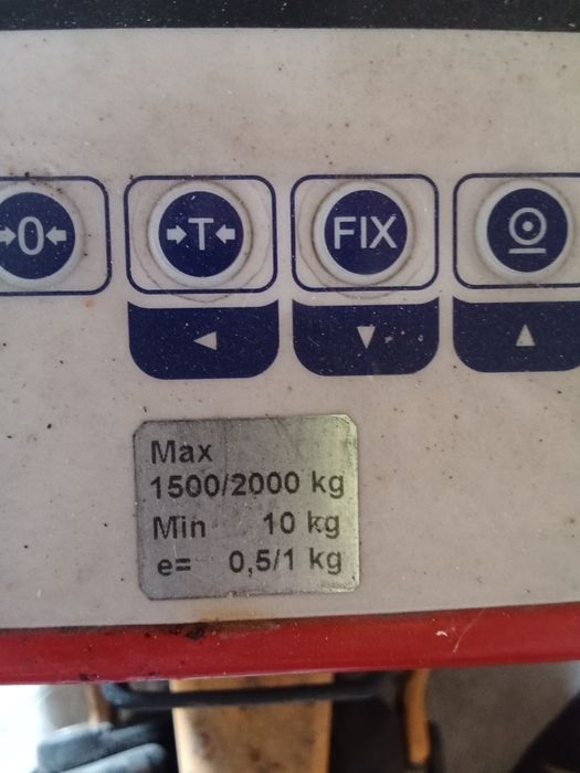 Porta paletes com balança