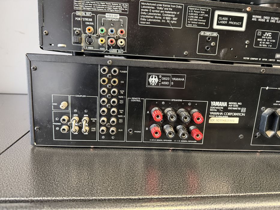 Wieża Yamaha AX-570, XV-521, TX-480, CDX-480, Sprawny zestaw, Wroclaw