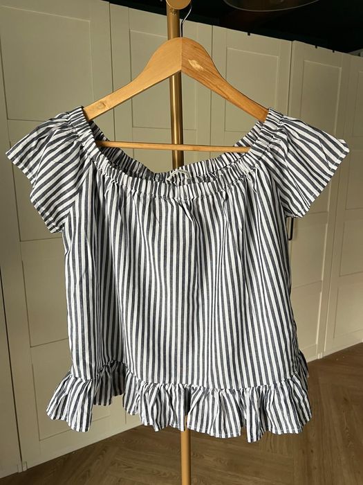 Letnia bluzka w paski z wiskozy rozmiar M / 38 marki Diverse