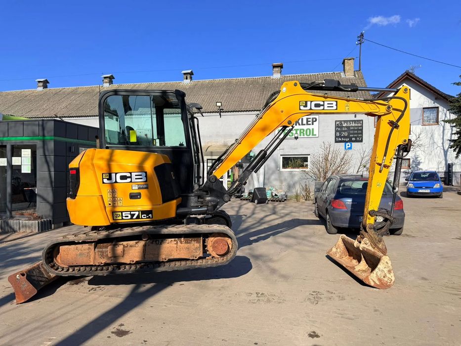 JCB 57C-1  Koparka, 2019r, 5555 kg, szybkozłącze, silnik PERKINS 48,5 kM