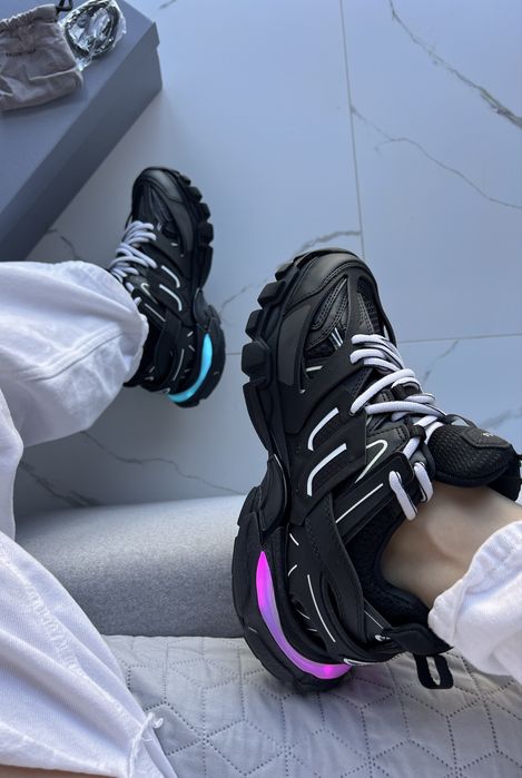 Balenciaga Track Black LED