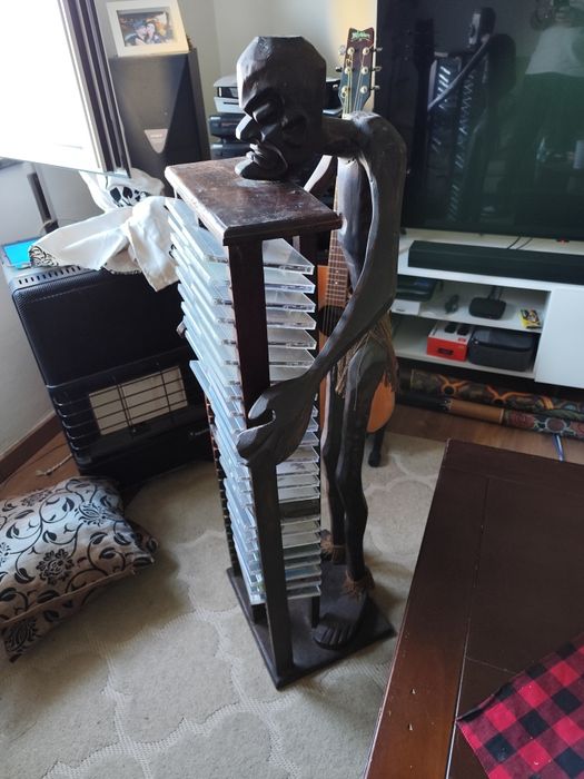 Porta CDs, arte africana