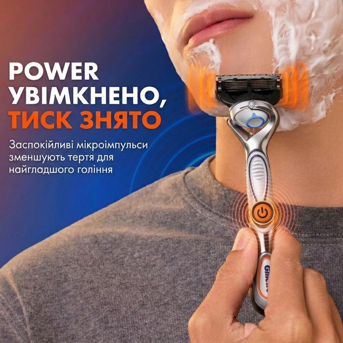 Бритва (станок) Gillette Skinguard Power з 1 змінною касетою - 100% оригінал