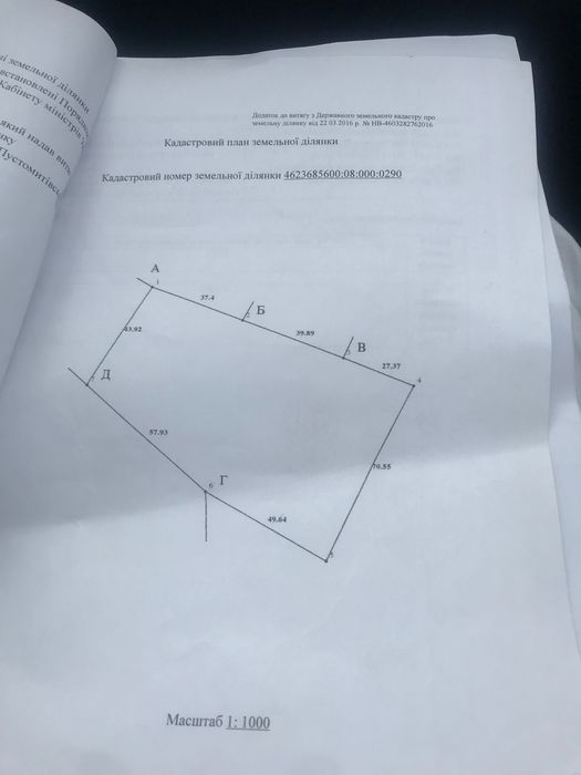 Продаж ділянки у Хоросно (ОСГ)