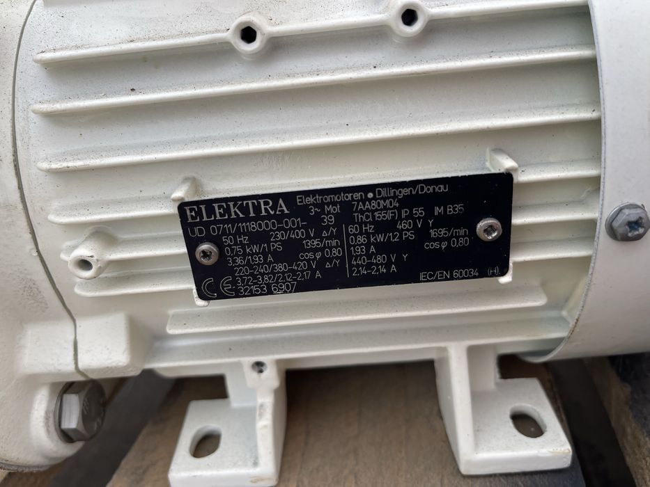 Pompa budowlana do chemii/wody wielozadaniowa ELEKTRA ELEKTROMOTOREN