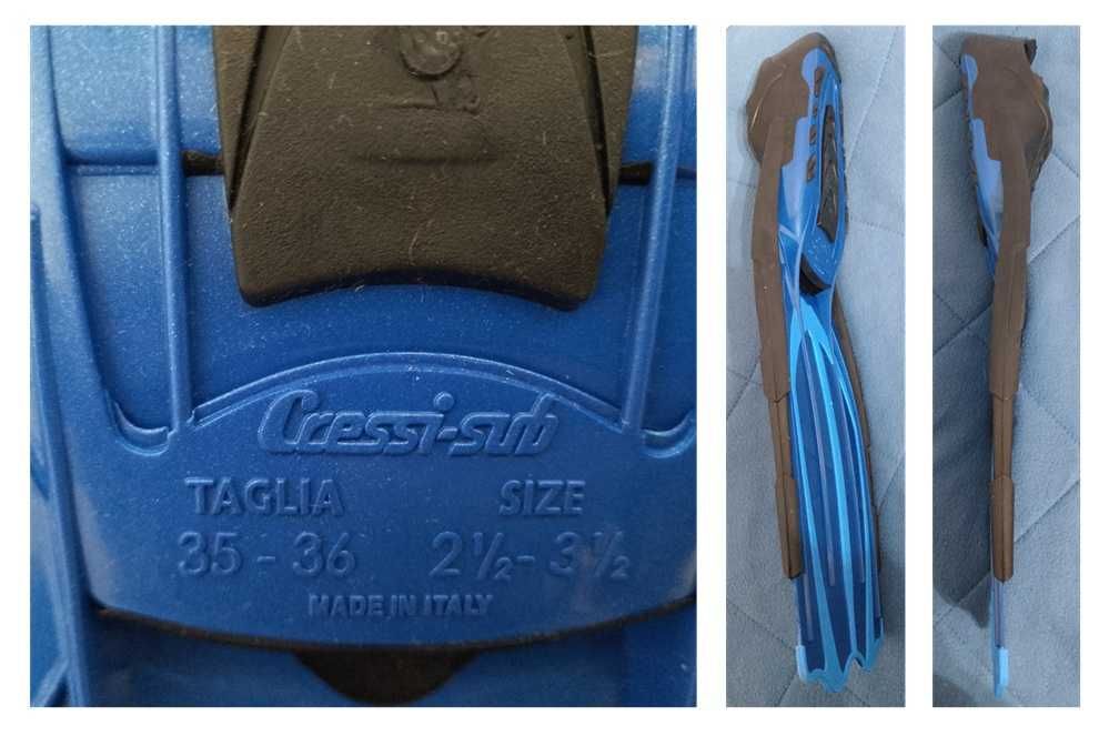 Cressi barbatanas de ameixa tam 35/36 (150)