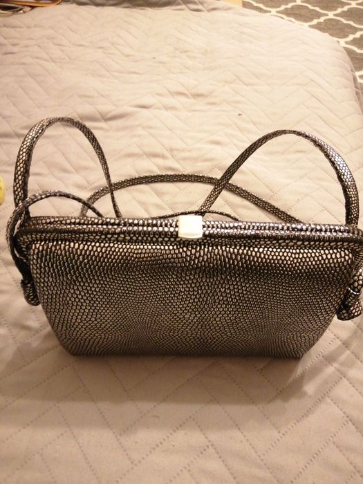 Torebka damska srebrna