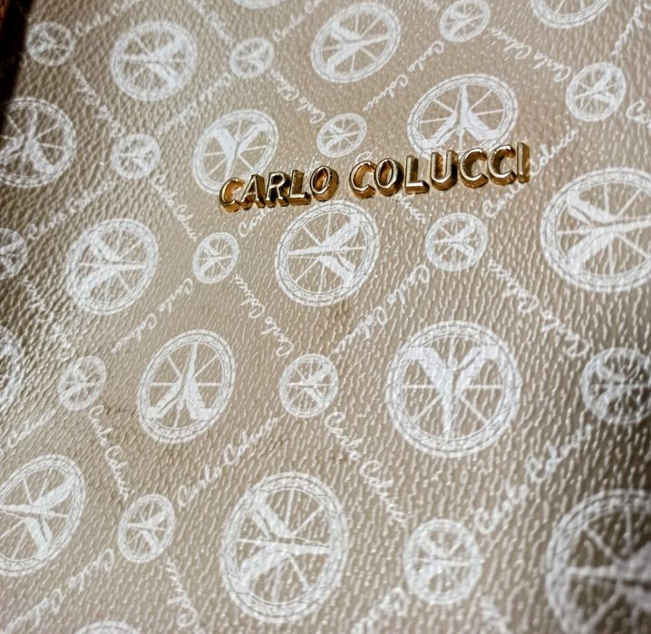 Torebka CARLO COLUCCI – zestaw 2w1  duża torebka+ kosmetyczka