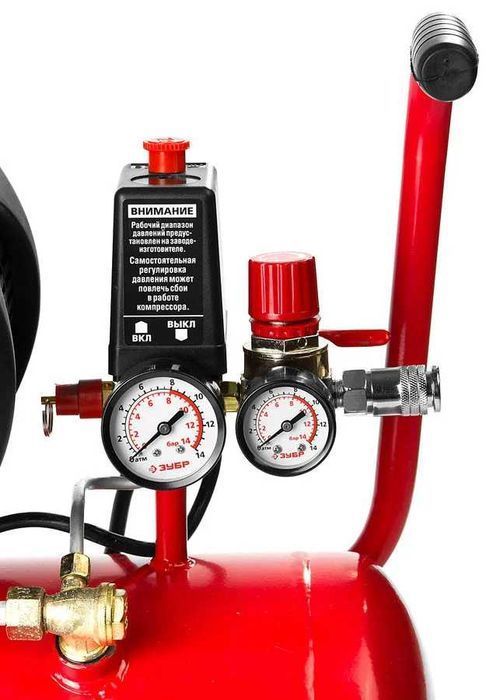 Масляний Компрессор воздушный Зубр 50 л компресор повітряний