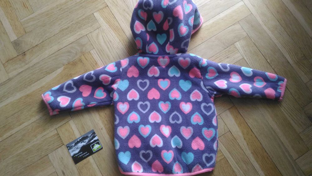 Softshell z futerkiem w serduszka cool club r. 68