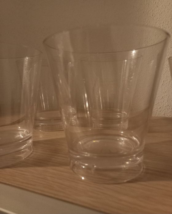 16 Copos Caipirinha em Policarbonato Transparente