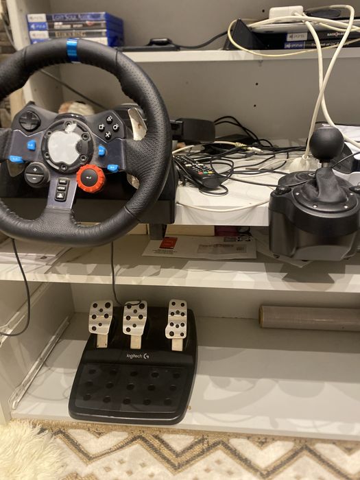 Voltante g29 e cambio