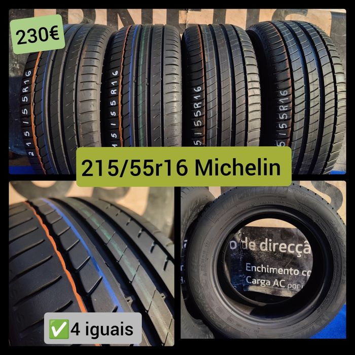 Pneus  215/55r16 seminovos