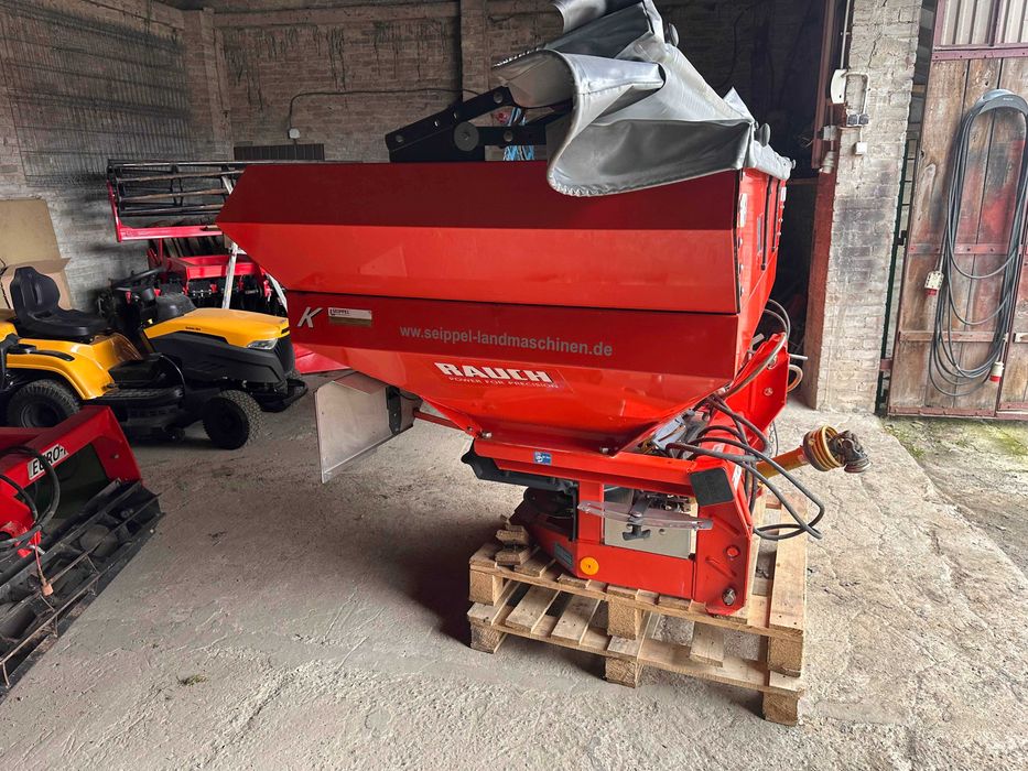 Rozsiewacz Rauch MDS 19.1 + nadstawa 800L + Telimat/Limiter, plandeka