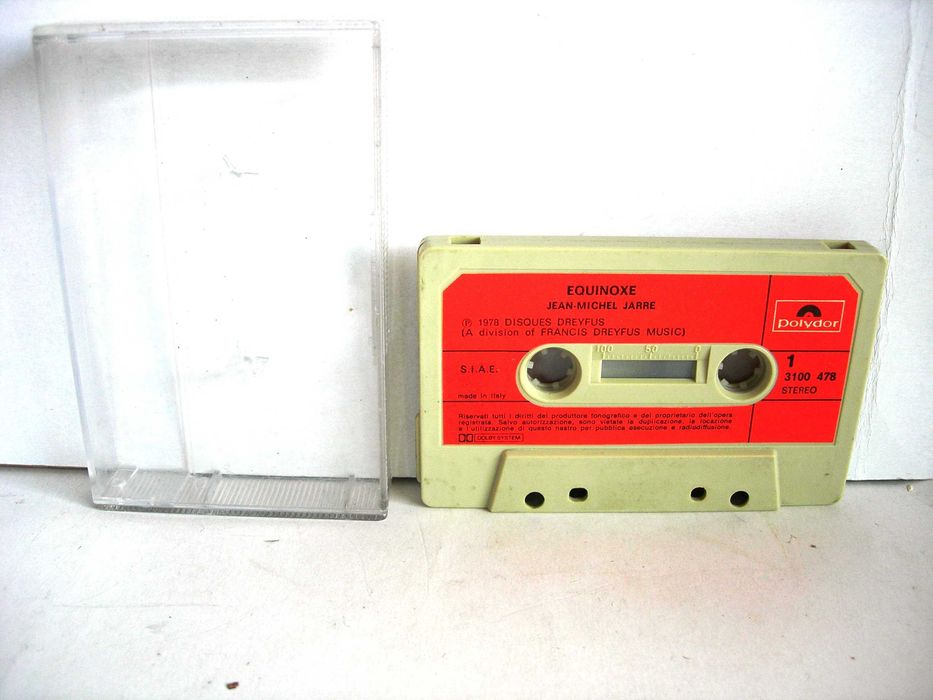 Jean Michel Jarre "Equinoxe" kaseta magnetofonowa Disques Dreyfus FR