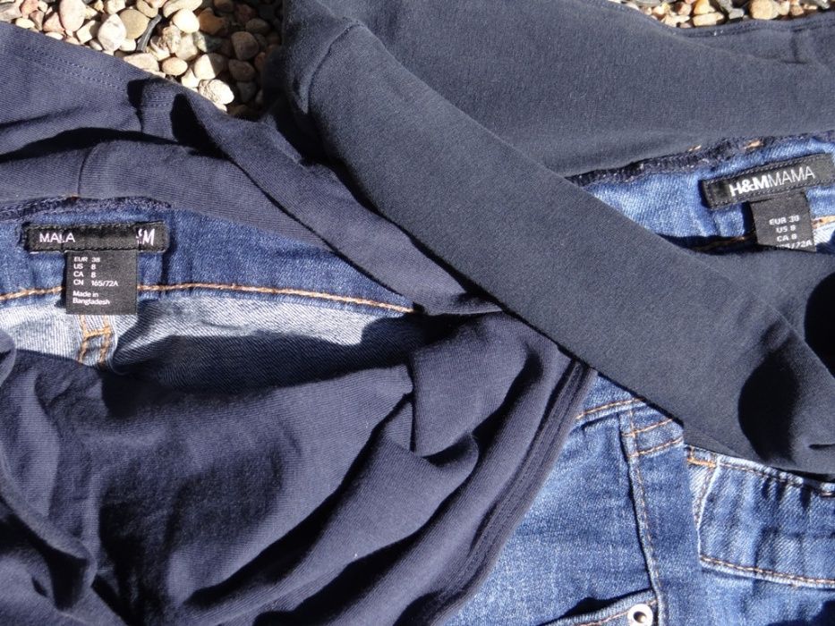 Zestaw ubrania ciążowe spodnie H&M C&A Esprit spódnica sweter r.36/38