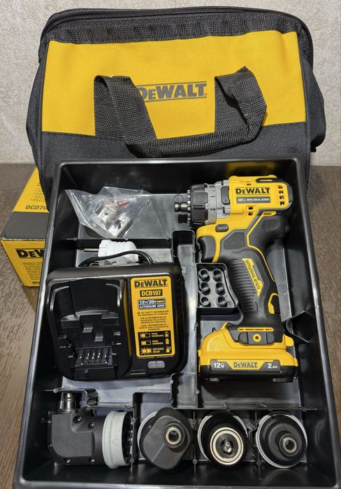 DeWALT DCD703F1  комплект !!!