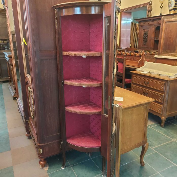 Witryna barokowa, efektowna intarsja, marmur i złocenia