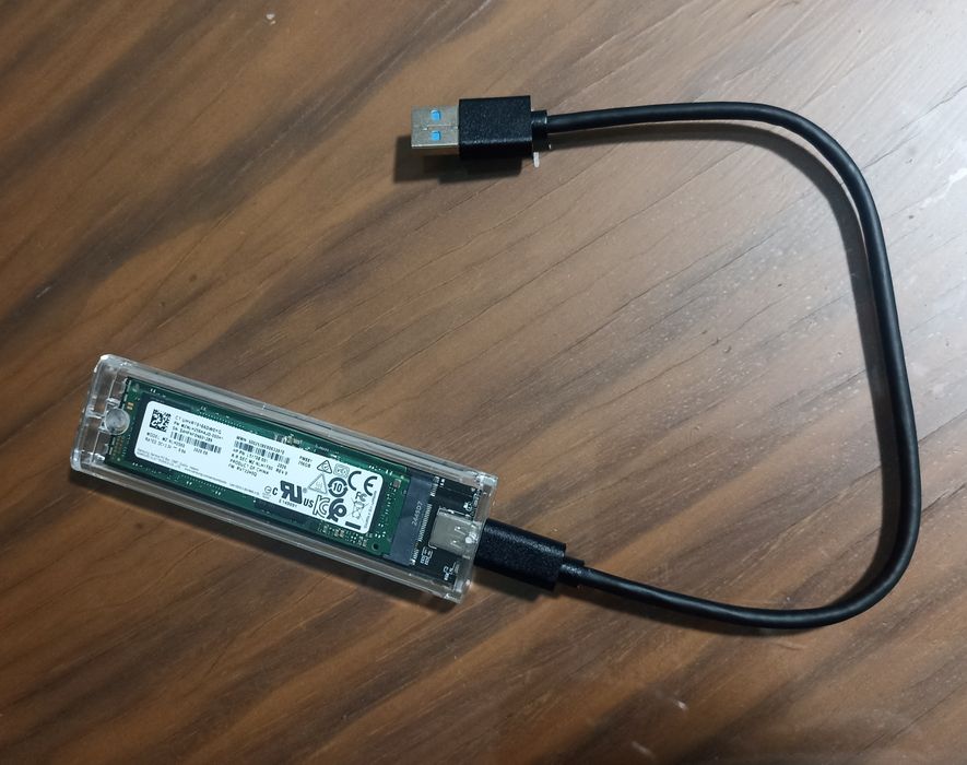 SSD Samsung M2 256GB + caixa externa