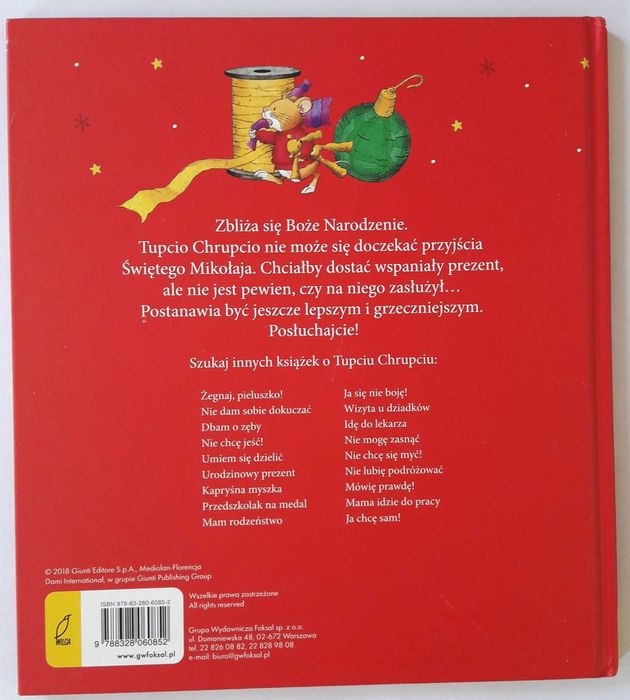 Książka "Swięta Tupcia Chrupcia" Eliza Piotrowska