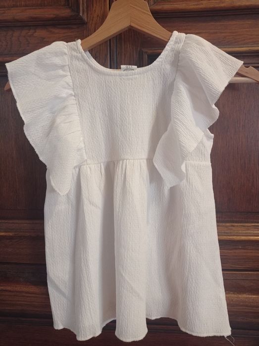 Elegancka biała bluzka dziewczęca 116 Cool club