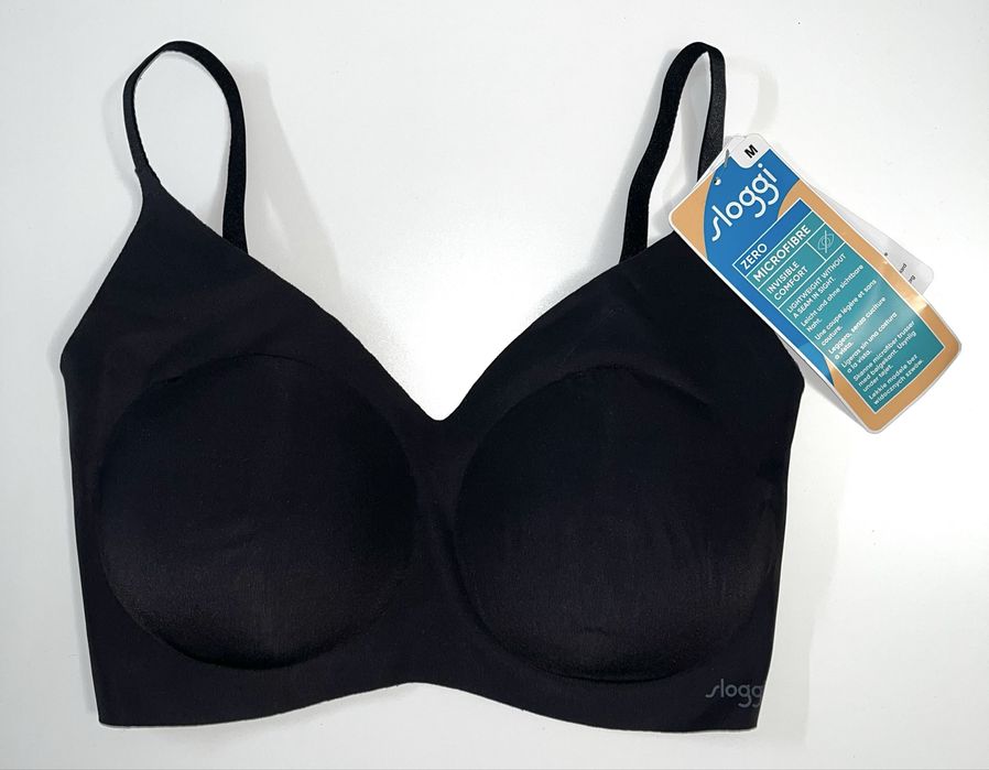 Nowy biustonosz Sloggi Zero Microfibre 2.0 Bralette czarny