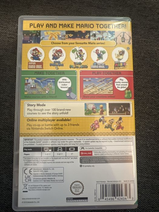 Super Mario Maker 2 Nintendo switch