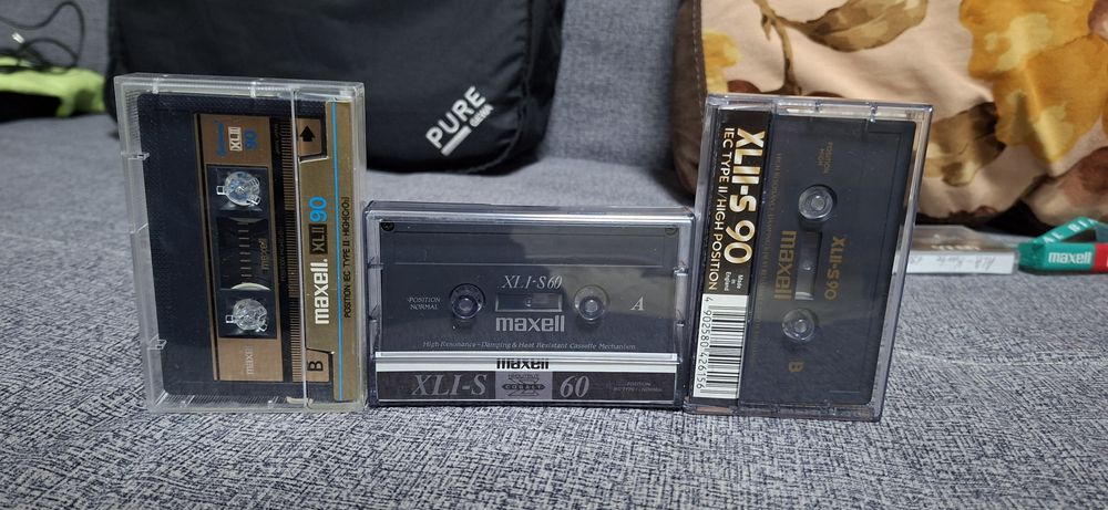 Maxell, Tdk, Sony аудиокассеты