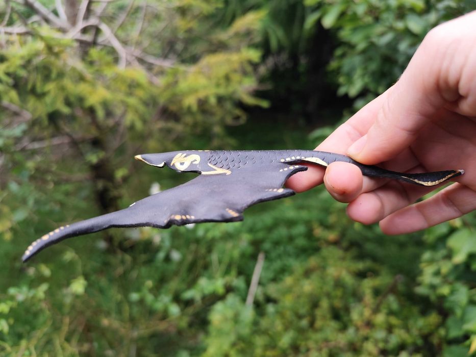 Smocze spinki do włosów na metalowej bazie – 2 modele do wyboru