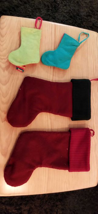 Botas de natal conjunto 4