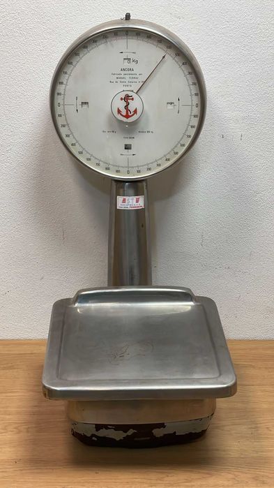 Balanças antigas de mercearia duplo mostrador