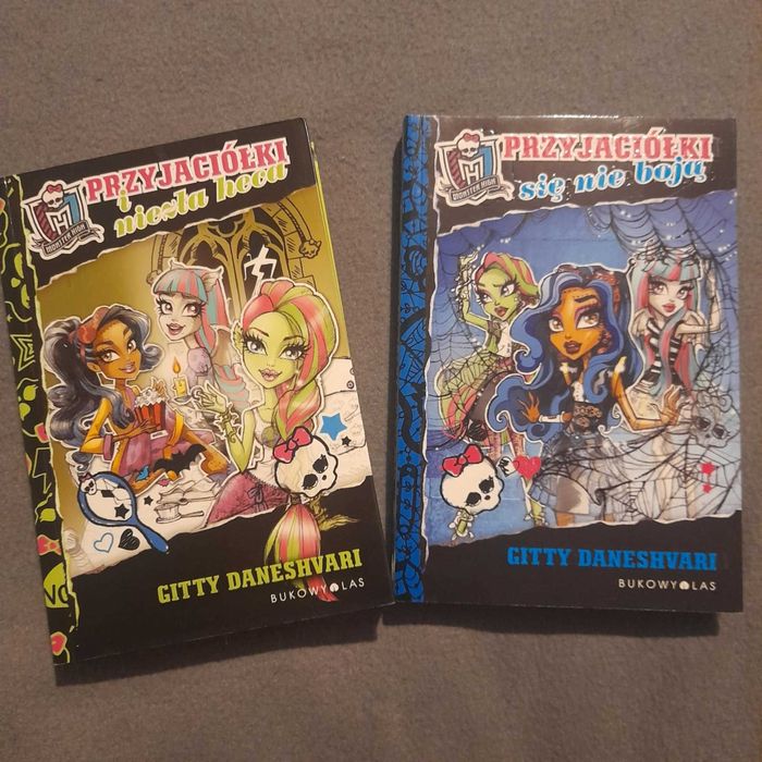 Książki z serii Monster High, część 2,3. - Gitty Daneshvari.
