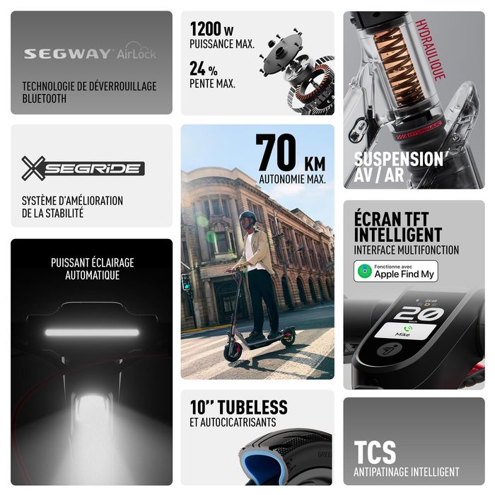 Trotinete Elétrica Segway F3 Pro E
