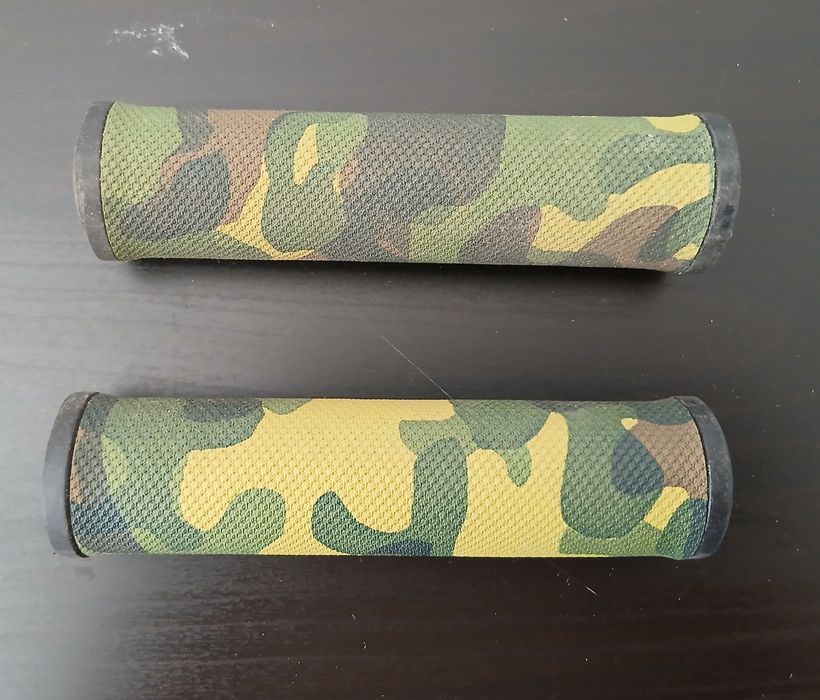 Punhos Bicicleta camuflados - verde