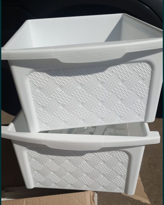 Белый органайзер на 4 яруса для хранения школьных принадлежностей т.д