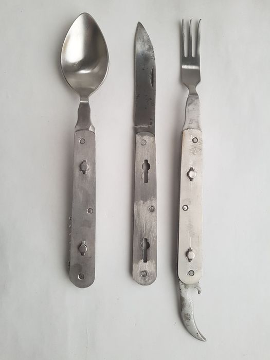 Туристический нож, нож ложка вилка.