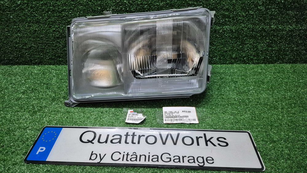 Otica Farol Esquerdo Mercedes W124 C124 S124 A124 1984 a 1993 Ref. 440-1103L-LD-E NOVO DEPO C/DANO