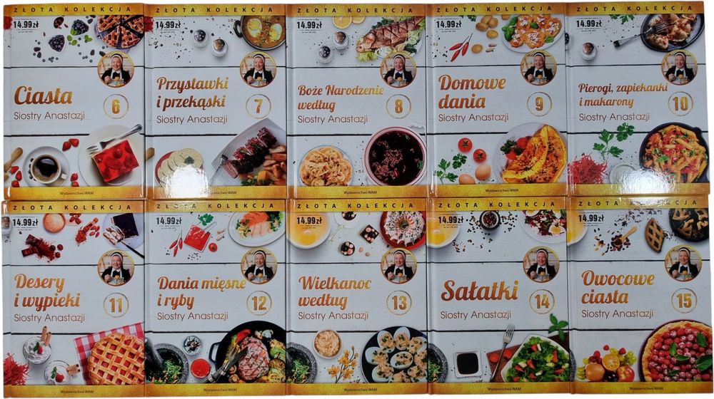 Złota Kolekcja Siostry Anastazji Tomy 6-15 / 10 książek / Przepisy