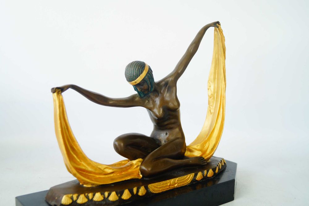 Figura z Brązu Rzeźba Kleopatra Tancerka Mitologia
