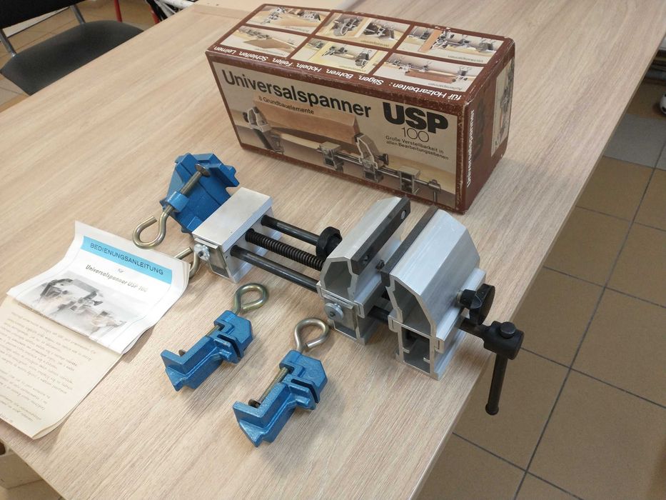 Niemieckie imadło stolarskie usp 100 , zaciski