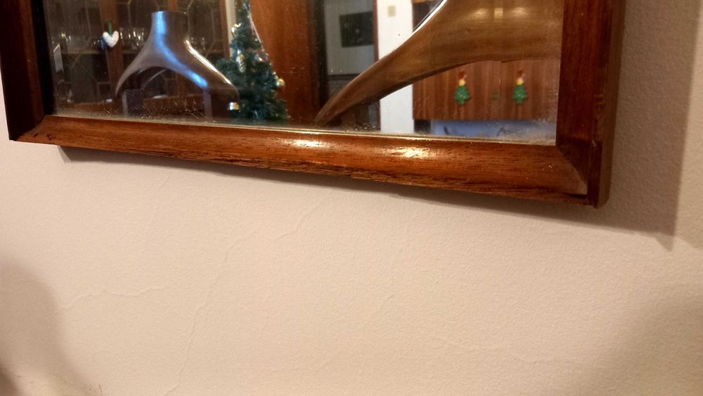 Cabide de pé e espelho Vintage